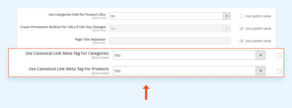How to avoid duplicate content on Magento