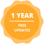 Free updates for a 1-year