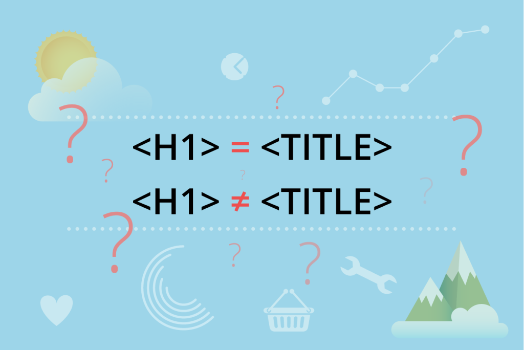 H1 Header vs TITLE. Should they be identical or not?