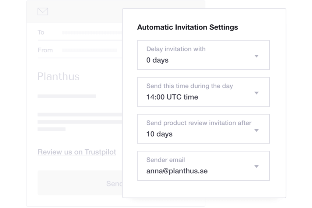 Get Customer Reviews with Automated Invites