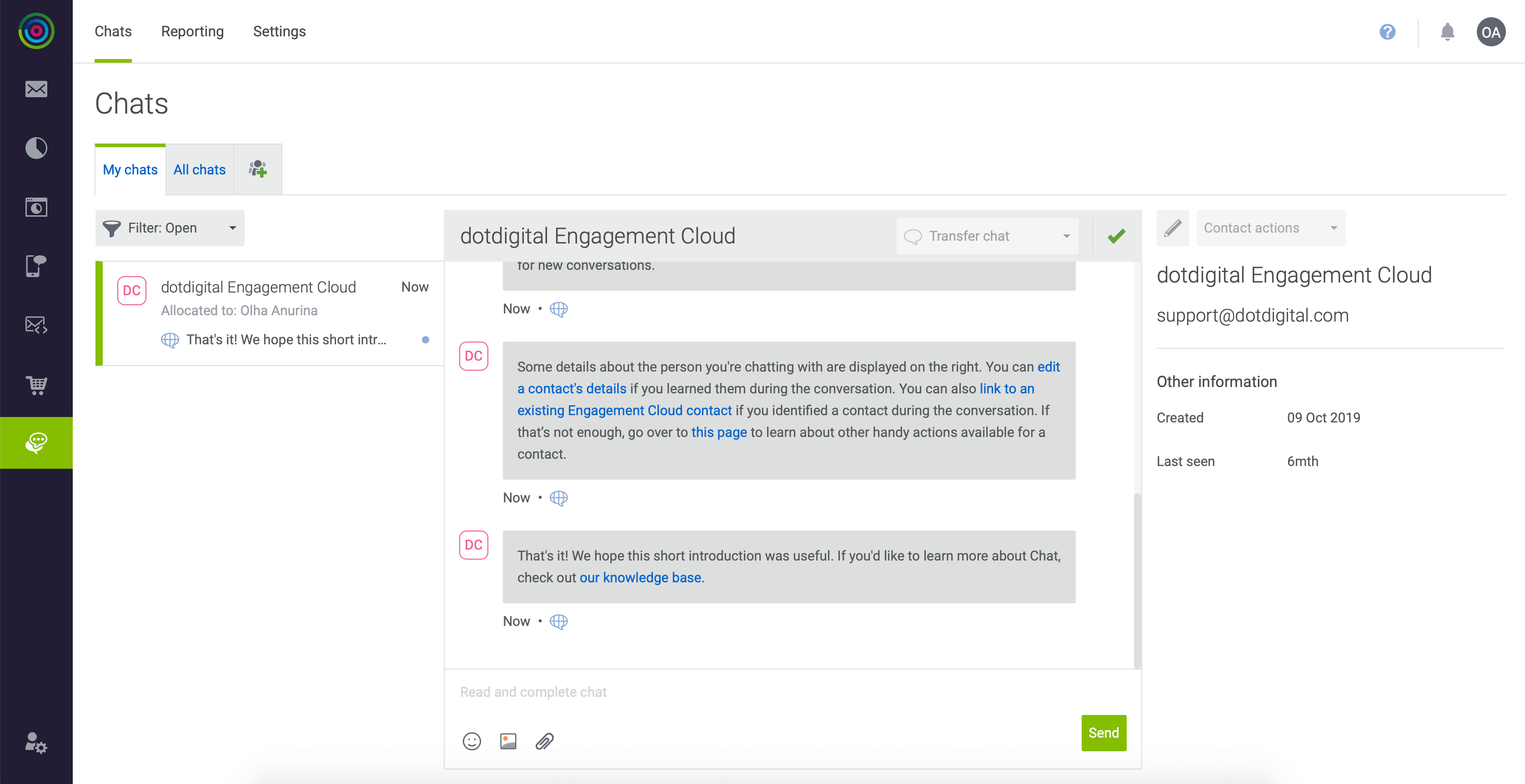 Automated Chats with dotdigital