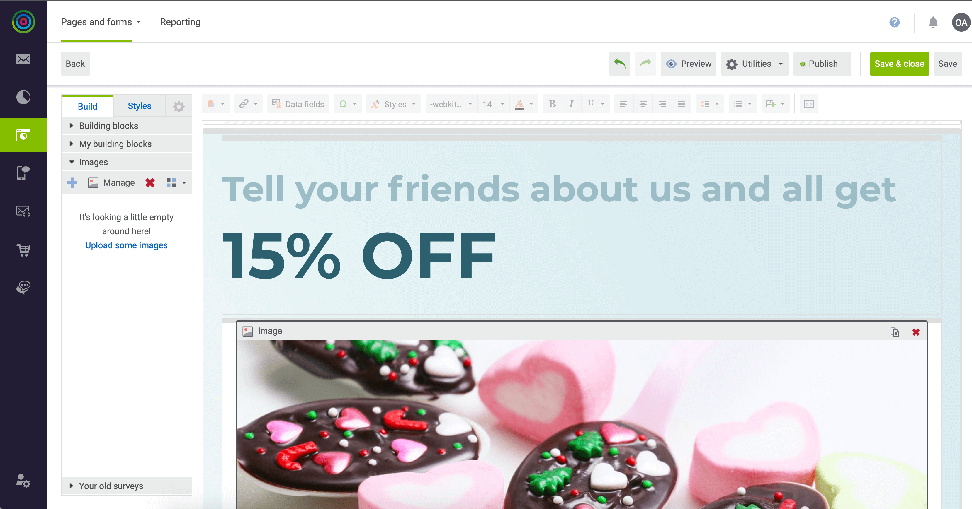 Landing Pages Creation with dotdigital