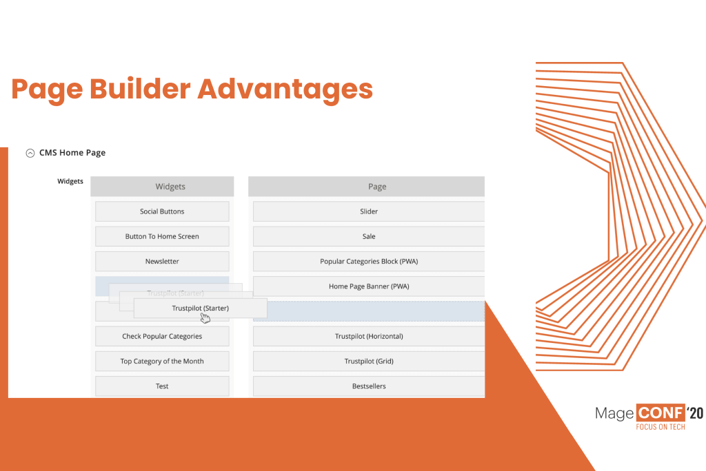 GoMage PWA Storefront: Page Builder