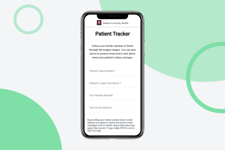 Patient Tracker PWA by Indiana University Health