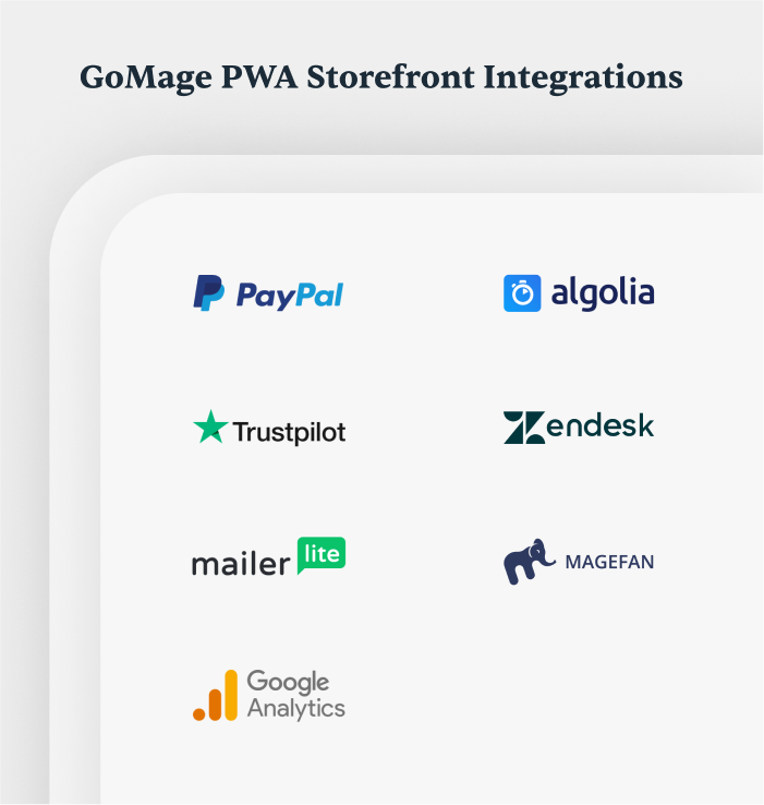 GoMage PWA Storefront Integrations
