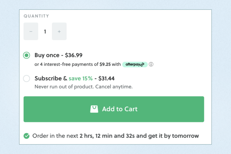 product page urgency triggers