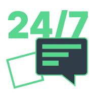 24-7 live chat Icon