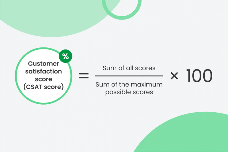 How to Calculate Customer Satisfaction Score